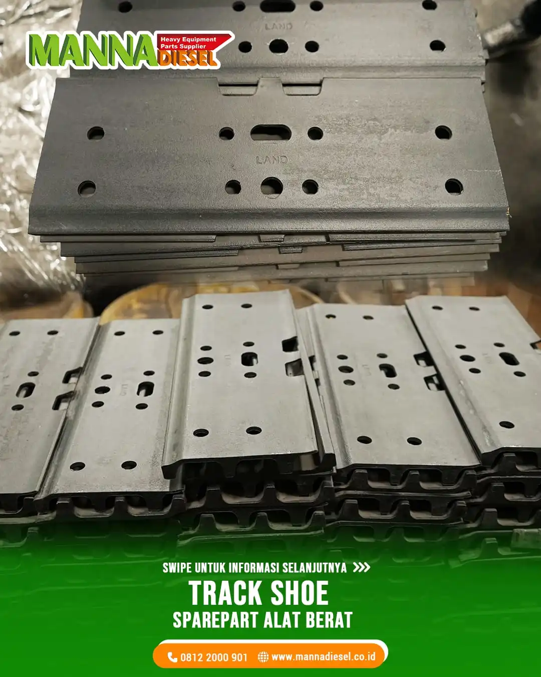 Jual Track Shoe Berkualitas dari Manna Diesel